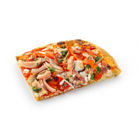 Римская мясная пицца (кусок)